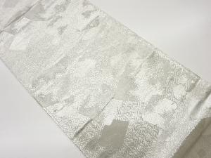 リサイクル　色紙散らし模様織出し袋帯